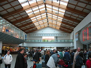 interior of the airport of Venice, Italy