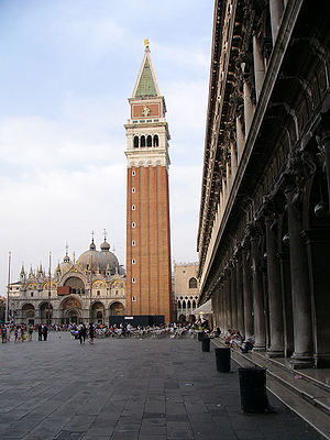St. Mark's Square in Venice, Italy.